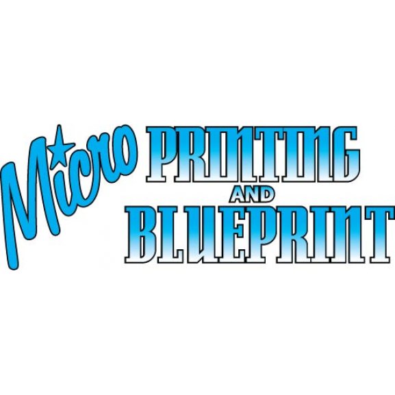 Micro Printing & Blueprint Logo