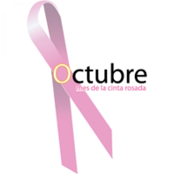 Octubre mes de la cinta rosada Logo