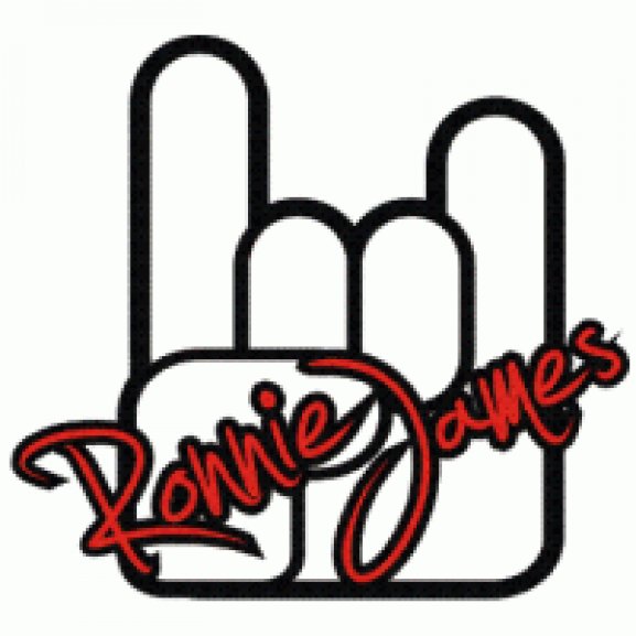 RONNIE JAMES Logo