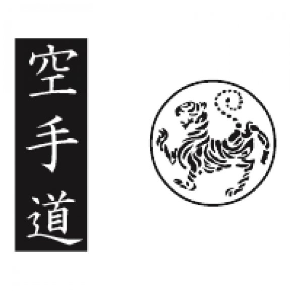 shotokan tiger - karate do kanji Logo