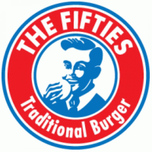 The Fifties Traditional Burger Logo