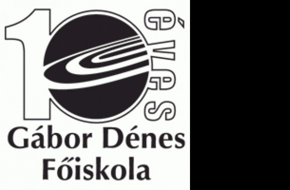 10 éves Gábor Dénes Főiskola Logo