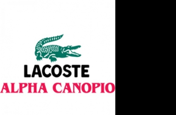 alpha lacoste Logo