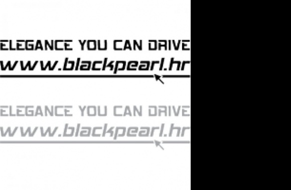 Black Pearl sticker Logo