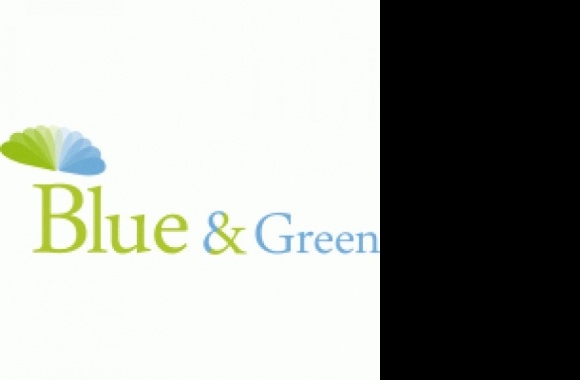 Blue and Green Logo