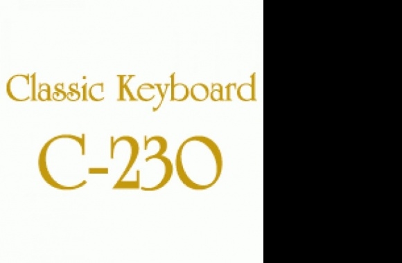 C-230 Classic Keyboard Logo