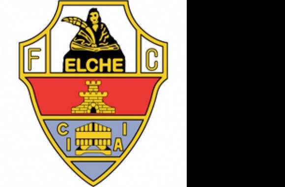 CF Elche (70's - 80's logo) Logo