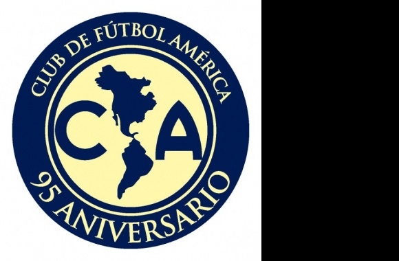 Club América 95 aniversario Logo