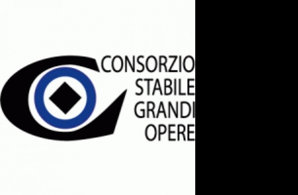 CONSORZIO STABILE GRANDI OPERE Logo