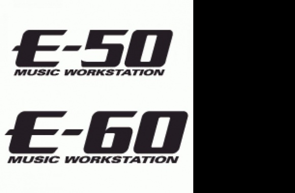 E-50 E-60 Music Workstation Logo