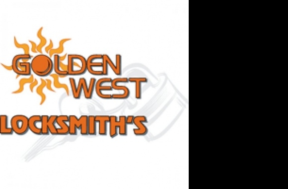 Golden west locksmiths Logo