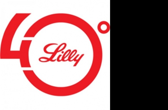 Lilly Italia 40th anniversary Logo