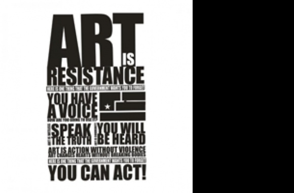 NIN - An Art is Resistance Logo