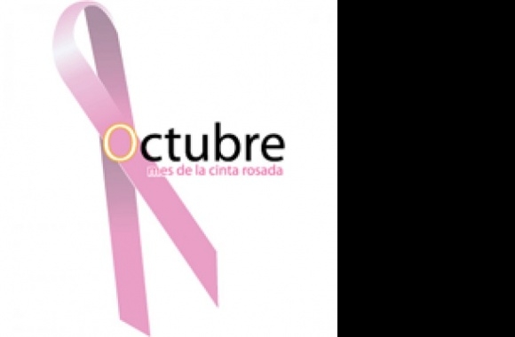 Octubre mes de la cinta rosada Logo