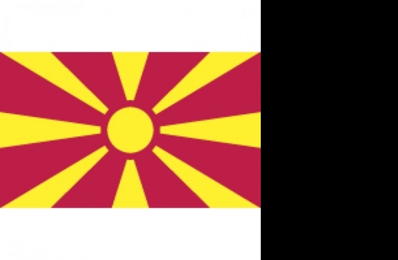 Republic of Macedonia Flag Logo