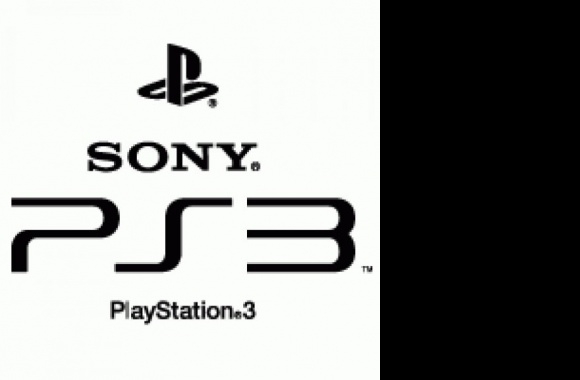 Sony Playstation 3 Slim Logo Logo