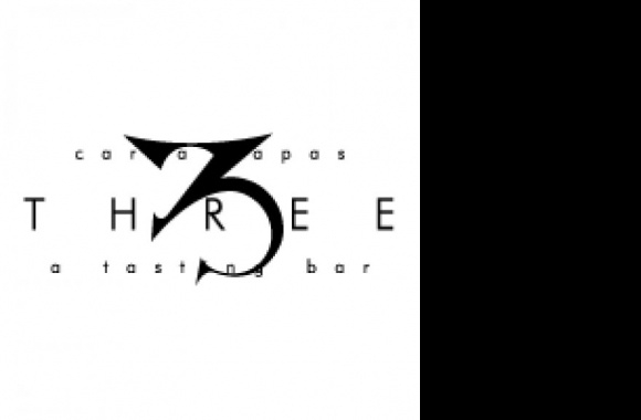 Three a Tasting Bar Logo