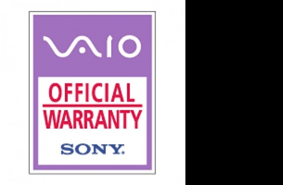 Vaio - Official Warranty Logo