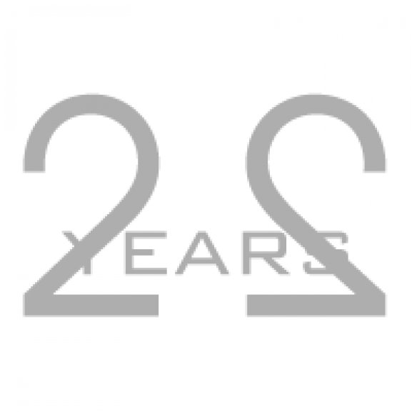 25's years art design Logo