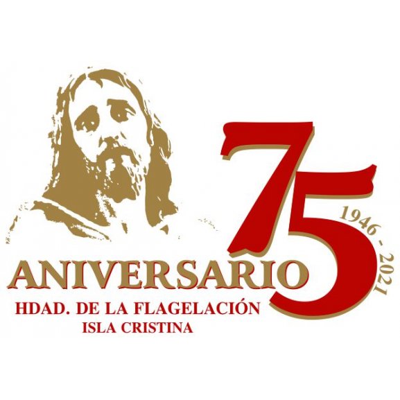 75 ANIVERSARIO HDAD. FLAGELACIÓN Logo