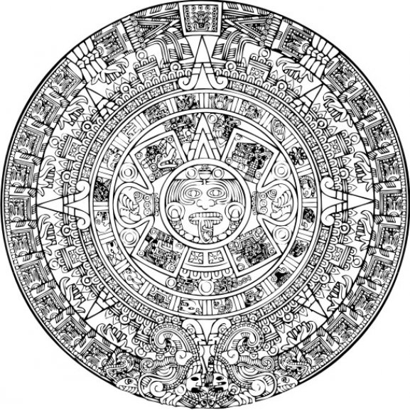 Calendario Azteca Logo