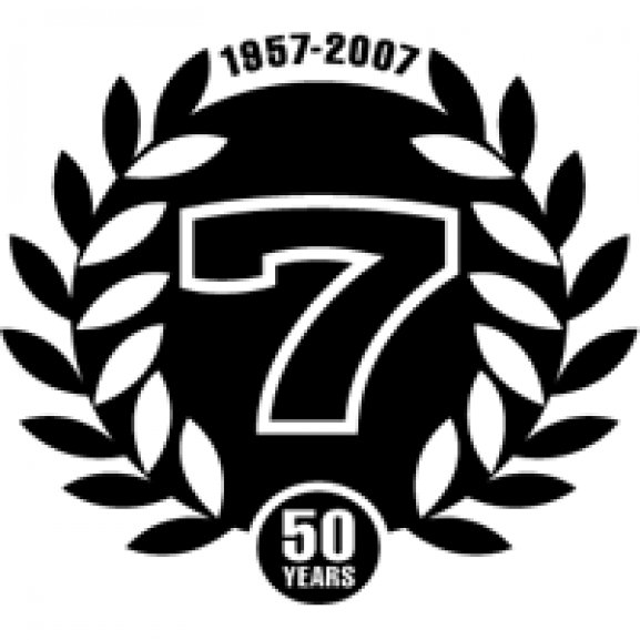 Seven 50 years Logo