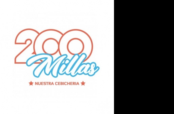 200 Millas Nuestra Cebicheria Logo