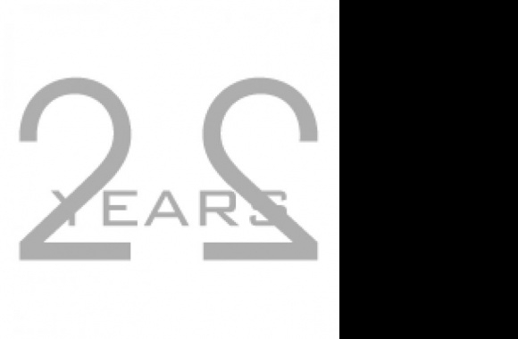 25's years art design Logo