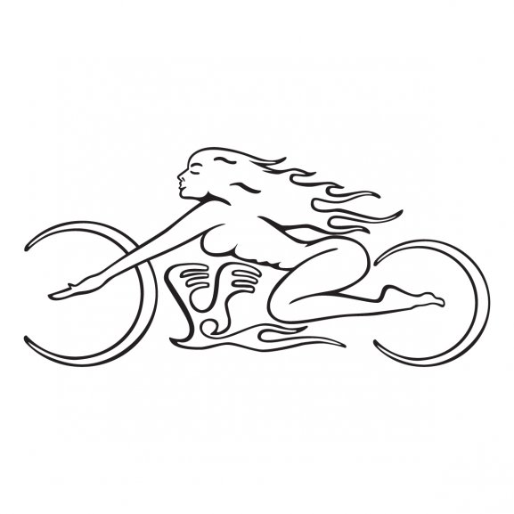Biker Chick Logo