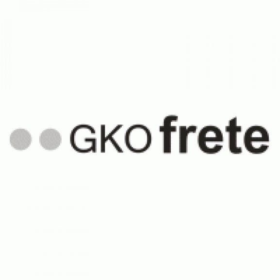 GKO FRETE B&W Logo