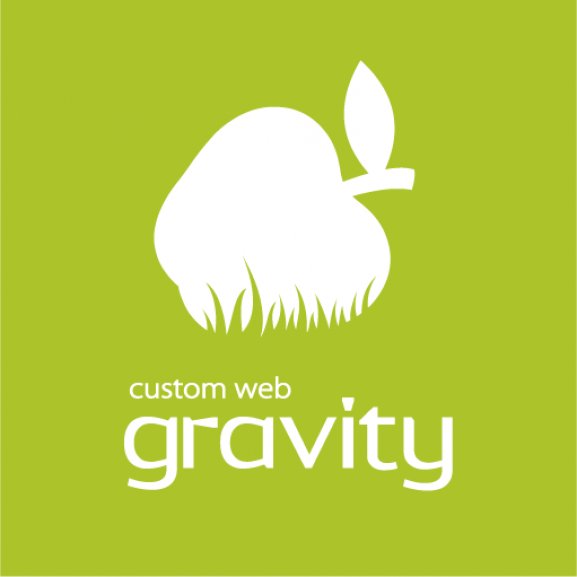 Gravity - custom web Logo