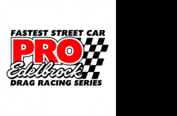 PRO-Edelbrock Drag Racing Series Logo