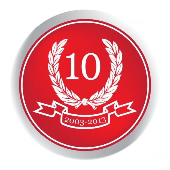 10 let Logo