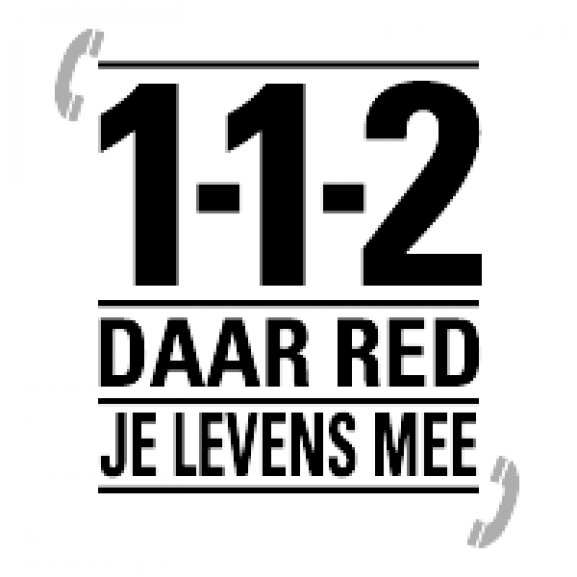 112 Daar red je levens mee Logo