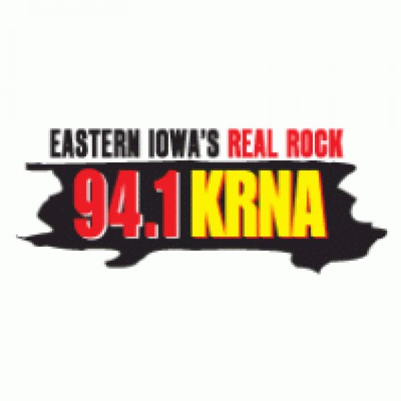 94.1 KRNA Eastern Iowa's Real Rock Logo