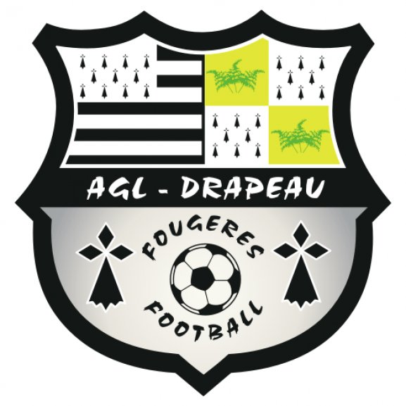 AGL-Drapeau Fougeres Football Logo