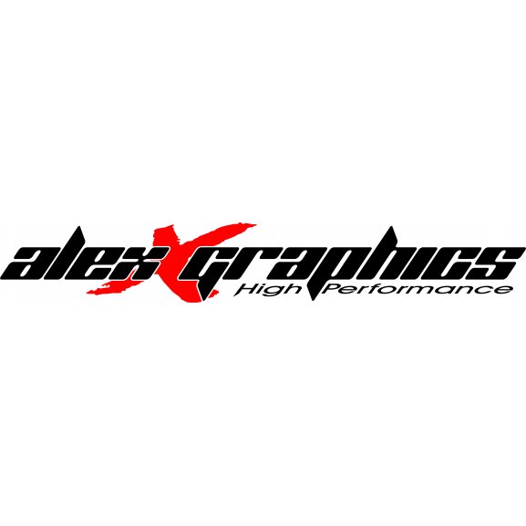 Alex Graphics  High Perfrmance Logo