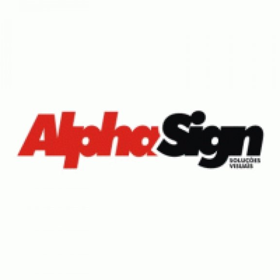 AlphaSign Soluções Visuais Logo