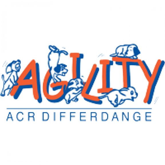 amateurs du chien de race agility Logo