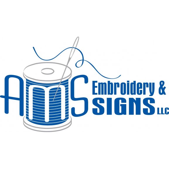 AMS Embroidery & Signs LLC Logo