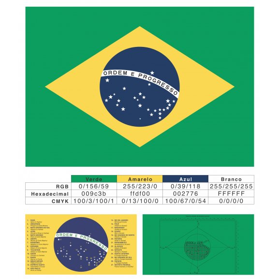 Bandeira Brasil Oficial Logo