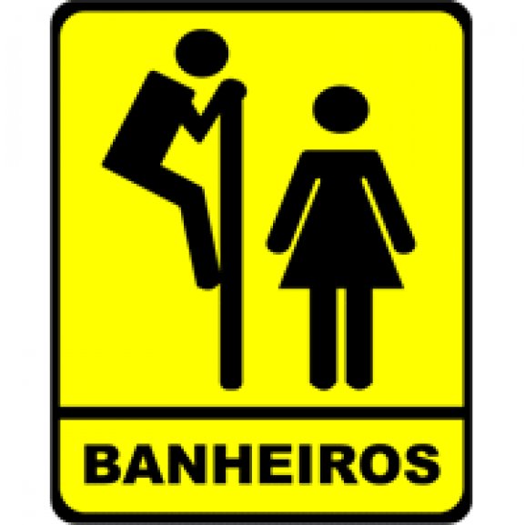 bathroom sign Logo