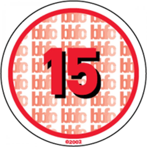 BBFC 15 Certificate UK Logo