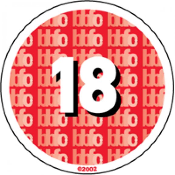 BBFC 18 Certificate UK Logo