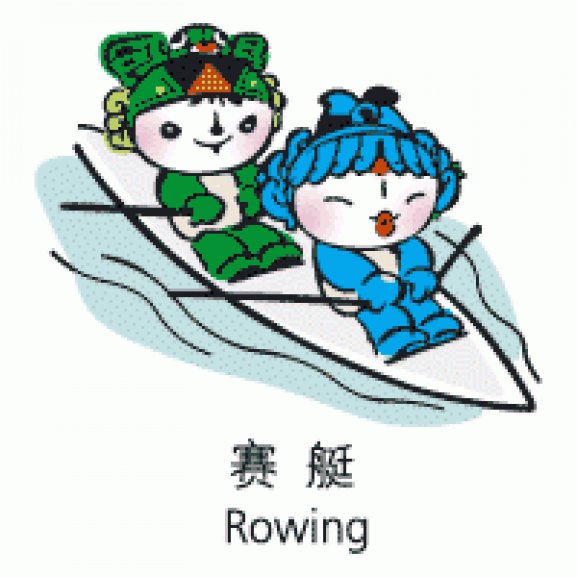 Beijing 2008 Mascot - Rowing Logo