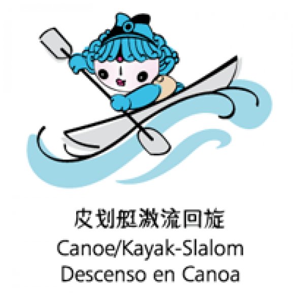 Beijing 2008 Mascot Slalom Logo