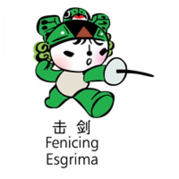 Beijing 2008 Mascota_fencing Logo