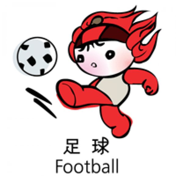 Beijing 2008 Mascota_futball Logo