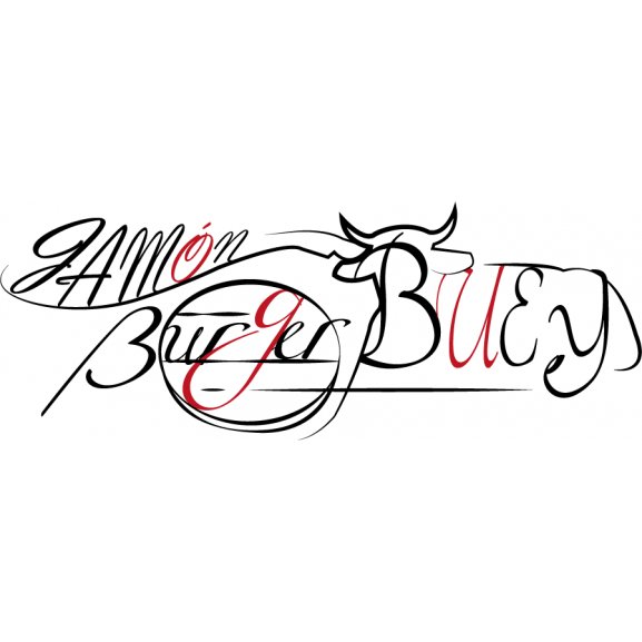 Burguer, Buey, Jamón Logo