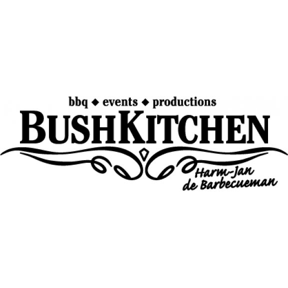 BushKitchen - BBQ Man Logo